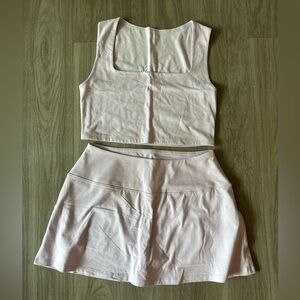 Wild Fable Light Purple Skirt Set